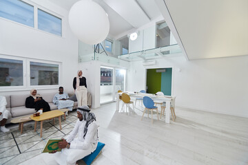 A Muslim family gathers, eagerly awaiting Iftar, fostering a sense of unity, cultural richness, and familial connection during the holy month of Ramadan