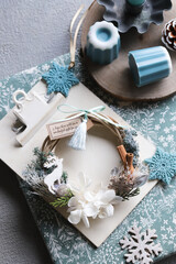 ドライフラワーのサシェ