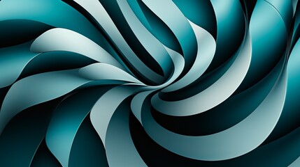 An ethereal masterpiece of abstract beauty, blending delicate swirls of blue and white in a mesmerizing fractal pattern