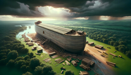 The Calm Before the Storm - Noah's Ark Construction
