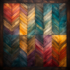the colorful wood pattern generated with AI