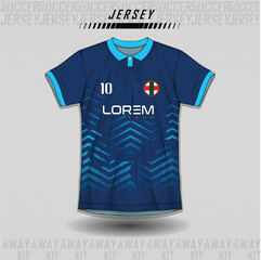 Sports jersey and t-shirt template sports jersey design vector. Sports design for football, racing, gaming jersey. Vector.