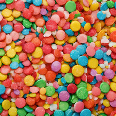 Fototapeta na wymiar colorful candy background set 1