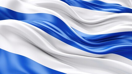 Israel's Flag: A Striking Image of the National israélien Flag, Showcasing the Iconic Blue and White Colors, Symbolizing Pride and Unity.