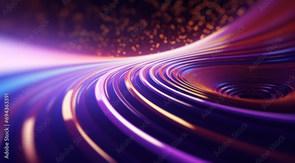 Wall mural a close up of a purple and blue background with a circular design on the bottom of the image and the