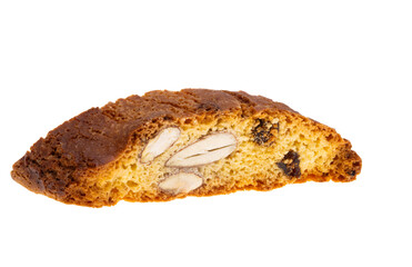Italian biscotti cookies isolated