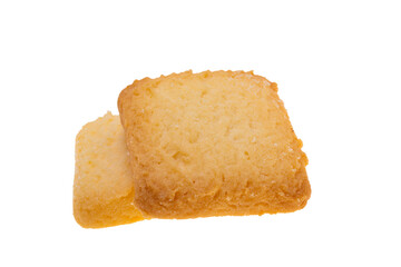 butter cookies isolated