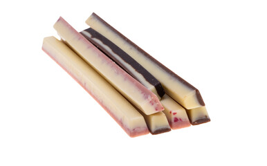 chocolate sticks isolated