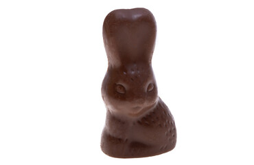 chocolate bunnies isolated