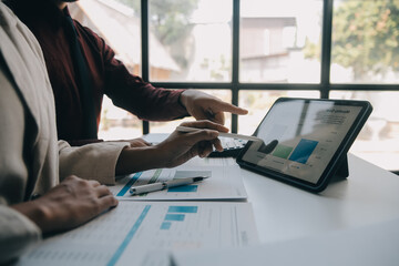 Business Documents, Auditor businesswoman checking searching document legal prepare paperwork or report for analysis TAX time,accountant Documents data contract partner deal in workplace office