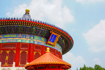 Architectural Scenery of the Qihuang Dome at the Temple of Heaven in Beijing
