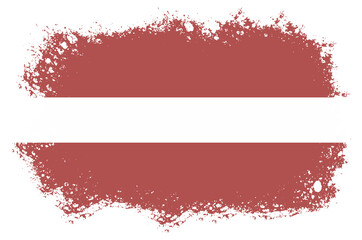 Fototapeta premium Latvia Country Flag