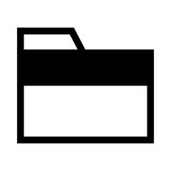 Files and folders. File holder icon