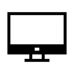 Dekstop Computer icon. Monitor icon. All-in-One Computer