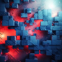 bright multicolored abstract background in the style of computer games of the 2000s. Y2k style. ai generated