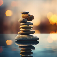 Calm Reflection: Zen-Like Stillness in Nature