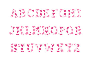 Versatile Collection of Love Love Alphabet Letters for Various Uses