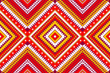 Mexico texture pattern designs fabric pattern ethnic pattern Triangular shapes lined up next to each other. Mexican style brown background orange white yellow design for print textiles, fabric, carpet
