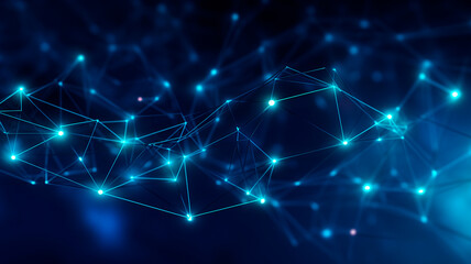 abstract background with dots and lines