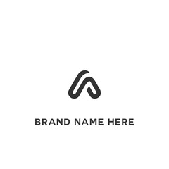 A letter logo, Letter A logo, A letter icon Design With black background. Luxury A letter, monogram logo 