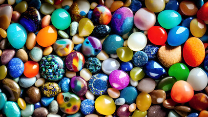 Fototapeta na wymiar Colorful stones 