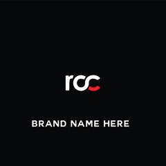 RAC R A C letter logo design. Initial letter RAC linked circle uppercase monogram logo white color. RAC logo, R A C design. RAC, R A C