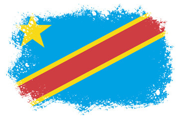 Democratic Republic of The Congo Country Flag