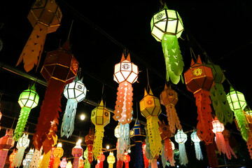 Thai lantern, Thai light or Thailand festival or festival of light