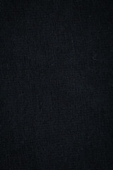 Surface of black fabric for making clothes, texture of black fabric - obrazy, fototapety, plakaty