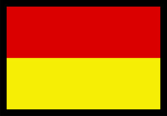 Naklejka premium Bicolor flag of Tamil Eelam