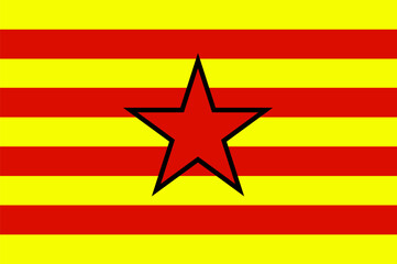 flag Estrelada Aragonesa