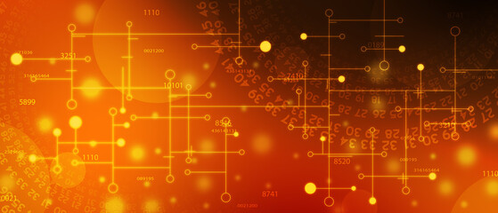Fototapeta premium Digital Abstract technology background