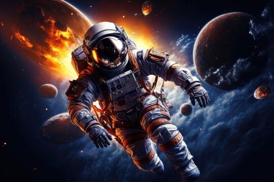 intergalactic  the traveler in outer space, Armageddon - Powered by Adobe