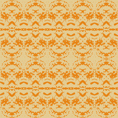 Old wallpaper on the wall.