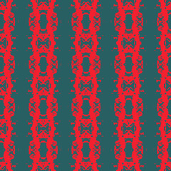 Blue and white watercolor ornament painted with watercolor on paper.