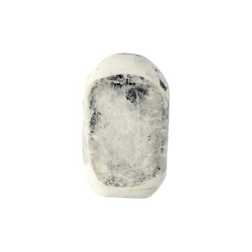 White used eraser isolated
