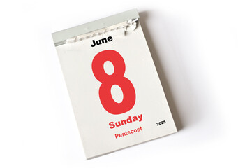 8 . June 2025 Pentecost