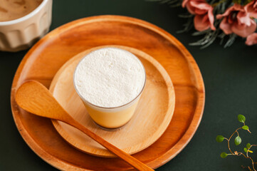 ティータイムのカスタードプリン