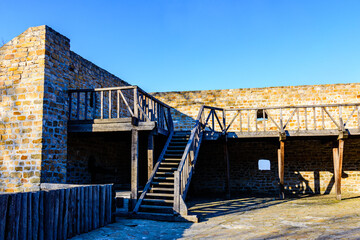 Bastion of the hetman Petro Doroshenko on Castle Hill in Chyhyryn, Ukraine