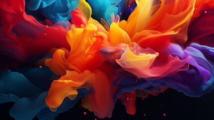 Abstract colorful art background