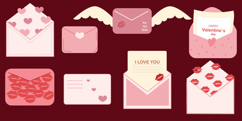 set love letter for valentine's day