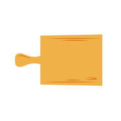 wooden food serving board tray plate illustration isolated on transparent background. use for restaurant, food and beverage industry