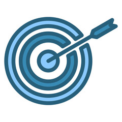 Target Blue Icon