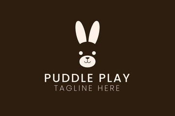 cute, rabbit, forest, playful, friendly logo, clipart, vector, sublimation, monogram, design