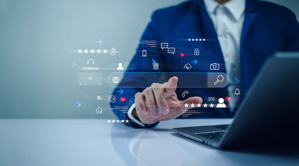 Search Engine website social media seo Optimization bigdata Technology search digital analysis...