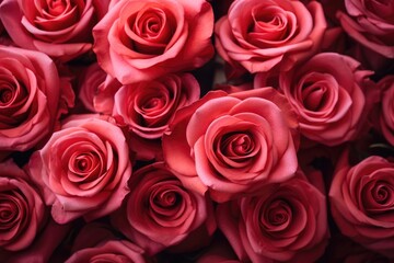 Fototapeta premium Rose background.
