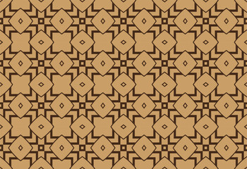 Abstract classic golden pattern. Geometric shape with city-forming abstract background. For greeting card, flyers posters, brochures. 