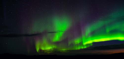 Polar Lights. Northern lights. Aurora Borealis