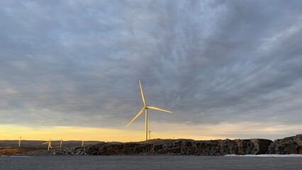 Wind turbines in Norway