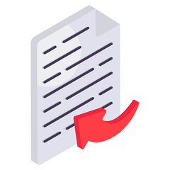 Editable design icon of file transfer 